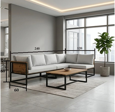 مبلمان باغی و اداری مدل G-01