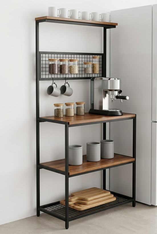 استند کافه ای و کافی بار چوبین نورا مدل ERW 120000