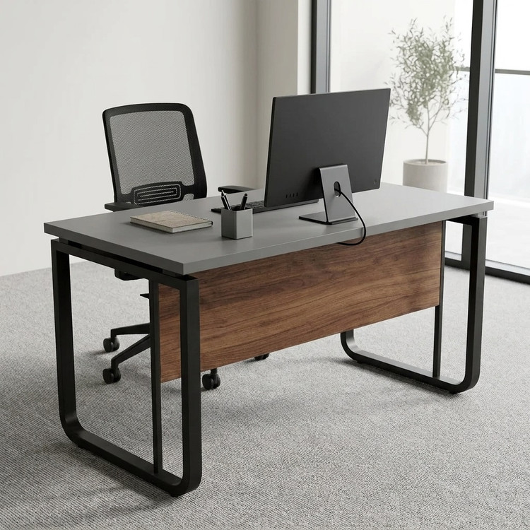 میز اداری مدل Wd-66 پایه قوس شکل