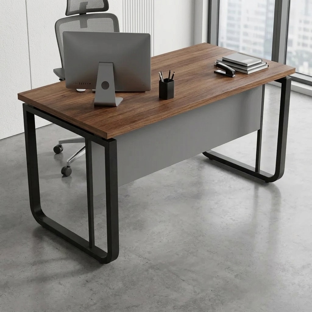 میز اداری مدل Wd-66 پایه قوس شکل