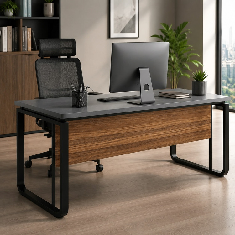 میز اداری مدل Wd-67 پایه قوس دار