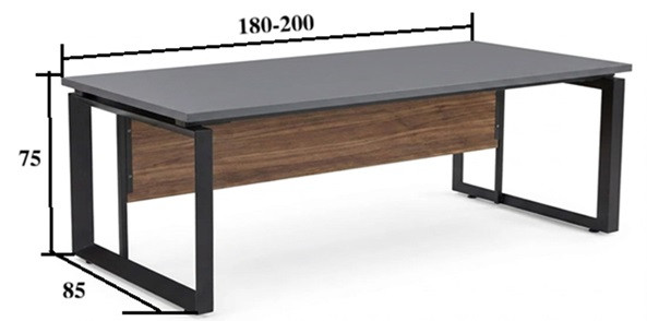 میز اداری مدل Wd-69 پایه مثلثی