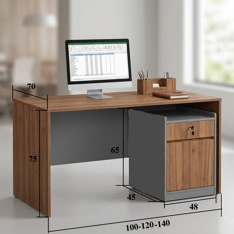 میز و فایل کارمندی مدل Wd-102